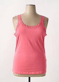 Top tissage jersey fines bretelles rose STREET ONE femme