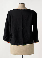 Gilet manches longues noir AZAY pour femme seconde vue