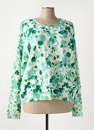 Pull vert C'EST BEAU LA VIE femme