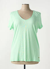 T-shirt vert C'EST BEAU LA VIE pour femme seconde vue