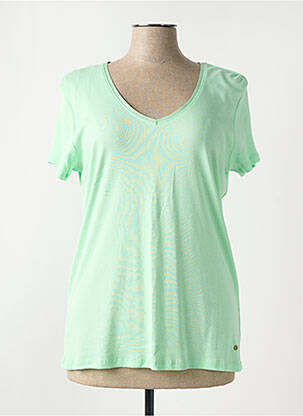 T-shirt vert C'EST BEAU LA VIE femme