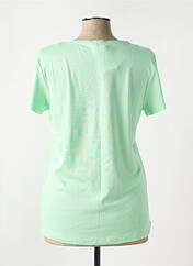 T-shirt vert C'EST BEAU LA VIE pour femme seconde vue