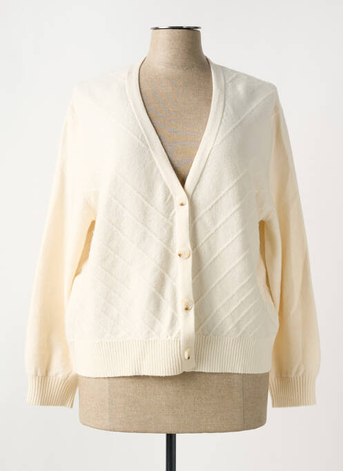 Gilet manches longues beige STREET ONE pour femme