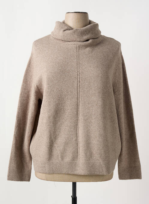 Pull col roulé marron STREET ONE pour femme