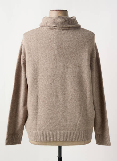 Pull col roulé marron STREET ONE pour femme