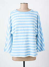 Pull stretch manches longues bleu CECIL femme