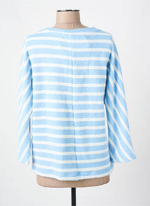Pull coupe droite manches longues bleu CECIL femme