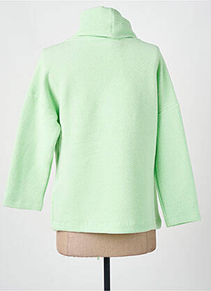Pull stretch manches 3/4 vert STREET ONE femme