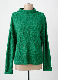 Pull coupe cintrée manches longues vert STREET ONE femme