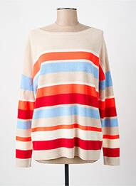 Pull col rond manches longues beige CECIL femme
