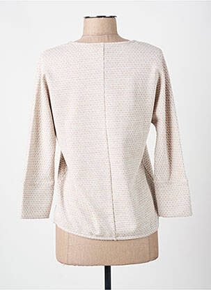Pull coupe cintrée manches 3/4 beige STREET ONE femme