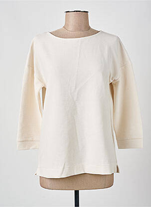 Pull col rond manches 3/4 beige STREET ONE femme