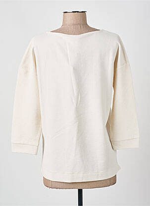 Pull coupe droite manches 3/4 beige STREET ONE femme