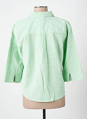 Chemisier coupe cintrée manches 3/4 vert STREET ONE femme