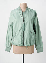 Veste casual col rond vert STREET ONE femme