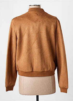 Veste casual col rond marron C'EST BEAU LA VIE femme