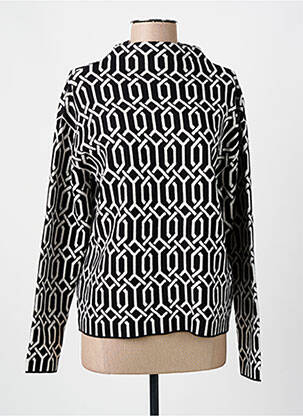Pull coupe droite manches longues noir STREET ONE femme