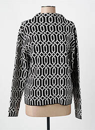 Pull col rond manches longues noir STREET ONE femme