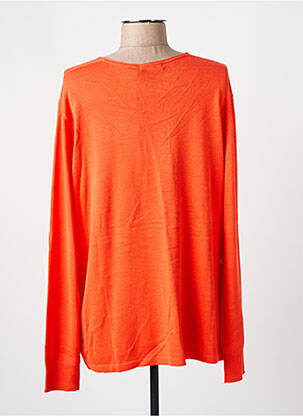 Pull coupe droite manches longues orange CECIL femme