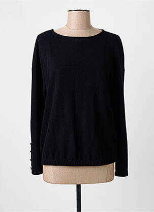 Pull resserrée sur le bas manches longues noir STREET ONE femme