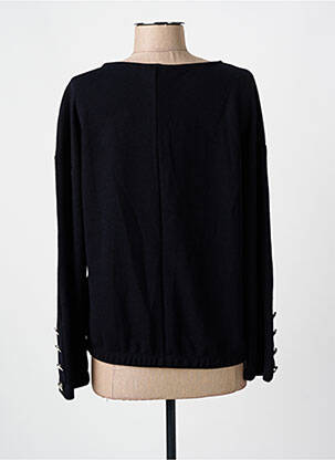 Pull resserrée sur le bas manches longues noir STREET ONE femme