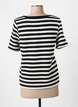 T-shirt coupe cintrée manches courtes noir STREET ONE femme