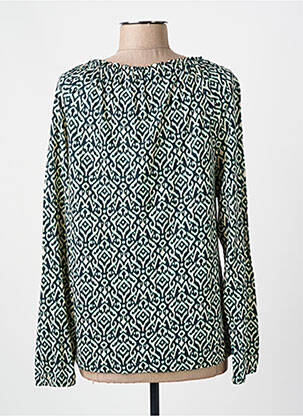 Blouse imprimé fantaisie manches longues vert STREET ONE femme
