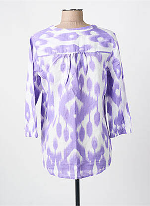 Blouse imprimé fantaisie manches 3/4 violet STREET ONE femme