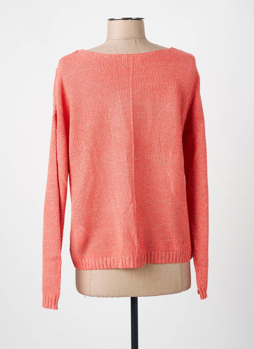 Pull orange C'EST BEAU LA VIE pour femme