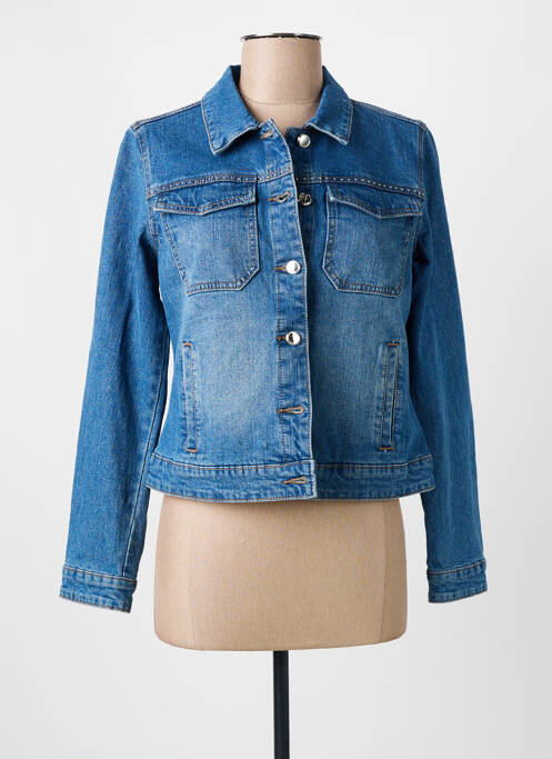 Veste casual bleu JULIE GUERLANDE pour femme