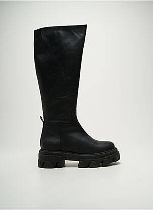 Bottes matière lisse talon de 4 à 6cm noir STEVE MADDEN femme