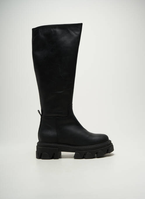 Bottes matière lisse talon de 4 à 6cm noir STEVE MADDEN femme