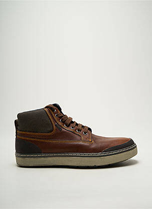 Baskets bout rond bout rond marron GEOX homme