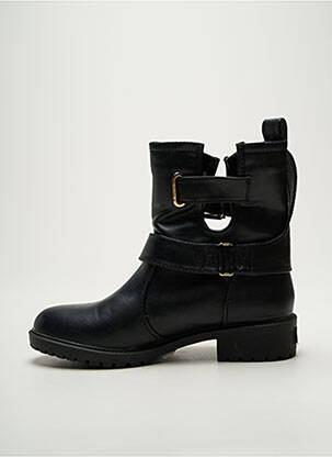 Bottines/boots matière lisse talon de 4 à 6cm noir FRANCESCO MILANO femme