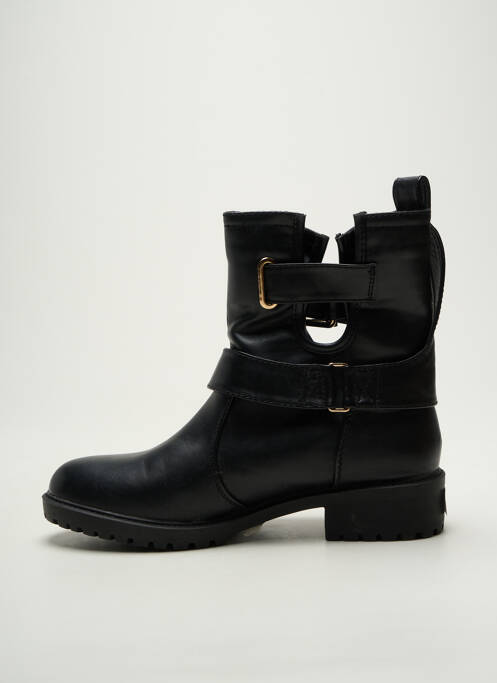 Bottines/boots matière lisse talon de 4 à 6cm noir FRANCESCO MILANO femme