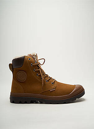 Bottines/boots fourrée bout rond marron PALLADIUM homme