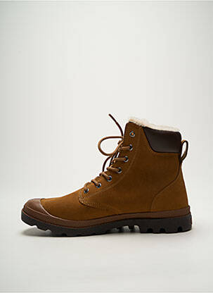 Bottines/boots fourrée bout rond marron PALLADIUM homme