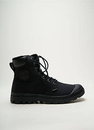 Bottines/boots fourrée bout rond noir PALLADIUM homme