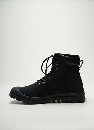Bottines/boots fourrée bout rond noir PALLADIUM homme