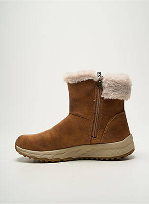 Bottines/boots fourrée talon plat jusqu'à 3cm marron SKECHERS femme