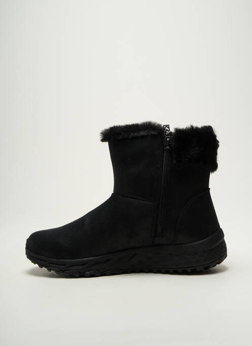 Bottines/boots bout rond talon plat jusqu'à 3cm noir SKECHERS femme