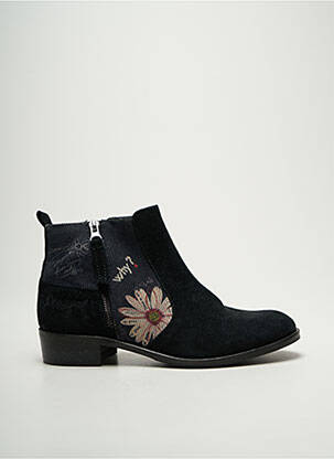 Bottines/boots talon bas talon plat jusqu'à 3cm noir DESIGUAL femme