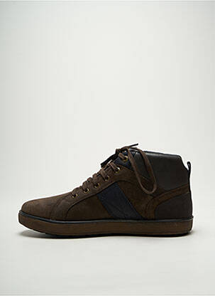 Baskets bout rond bout rond marron GEOX homme
