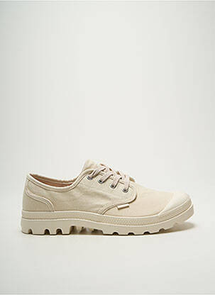 Baskets bout rond bout rond beige PALLADIUM homme