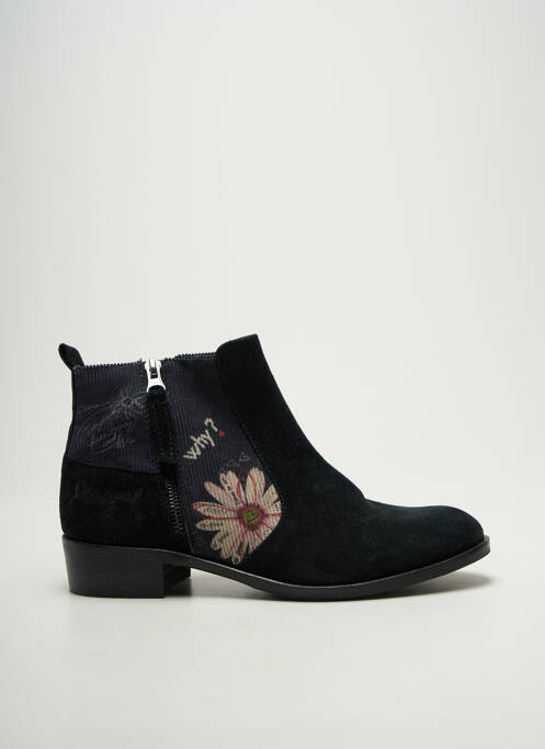 Bottines/boots talon bas talon plat jusqu'à 3cm noir DESIGUAL femme