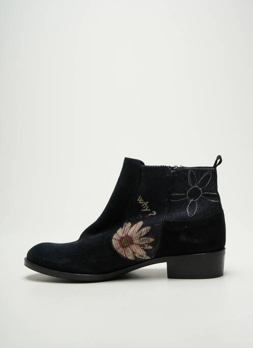Bottines/boots talon bas talon plat jusqu'à 3cm noir DESIGUAL femme
