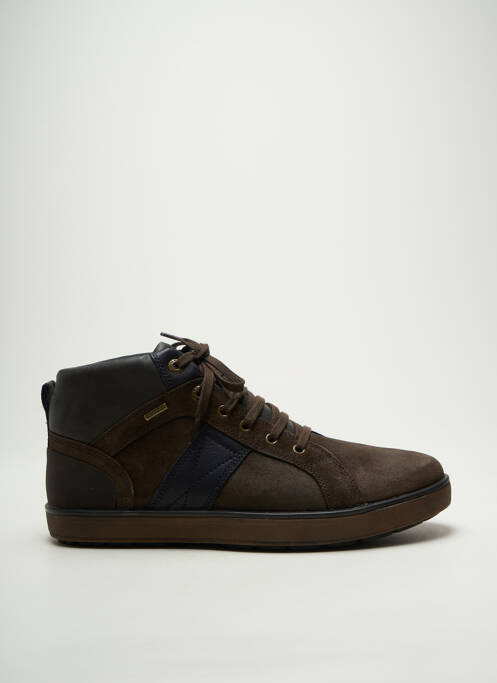 Baskets bout rond bout rond marron GEOX homme