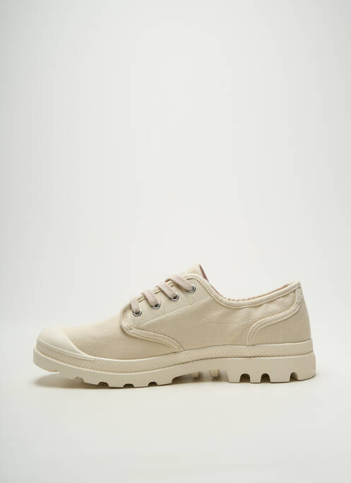Baskets bout rond bout rond beige PALLADIUM homme