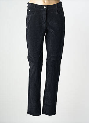 Pantalon droit stretch taille normale bleu GUY DUBOUIS femme