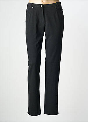 Pantalon slim stretch taille normale noir GUY DUBOUIS femme